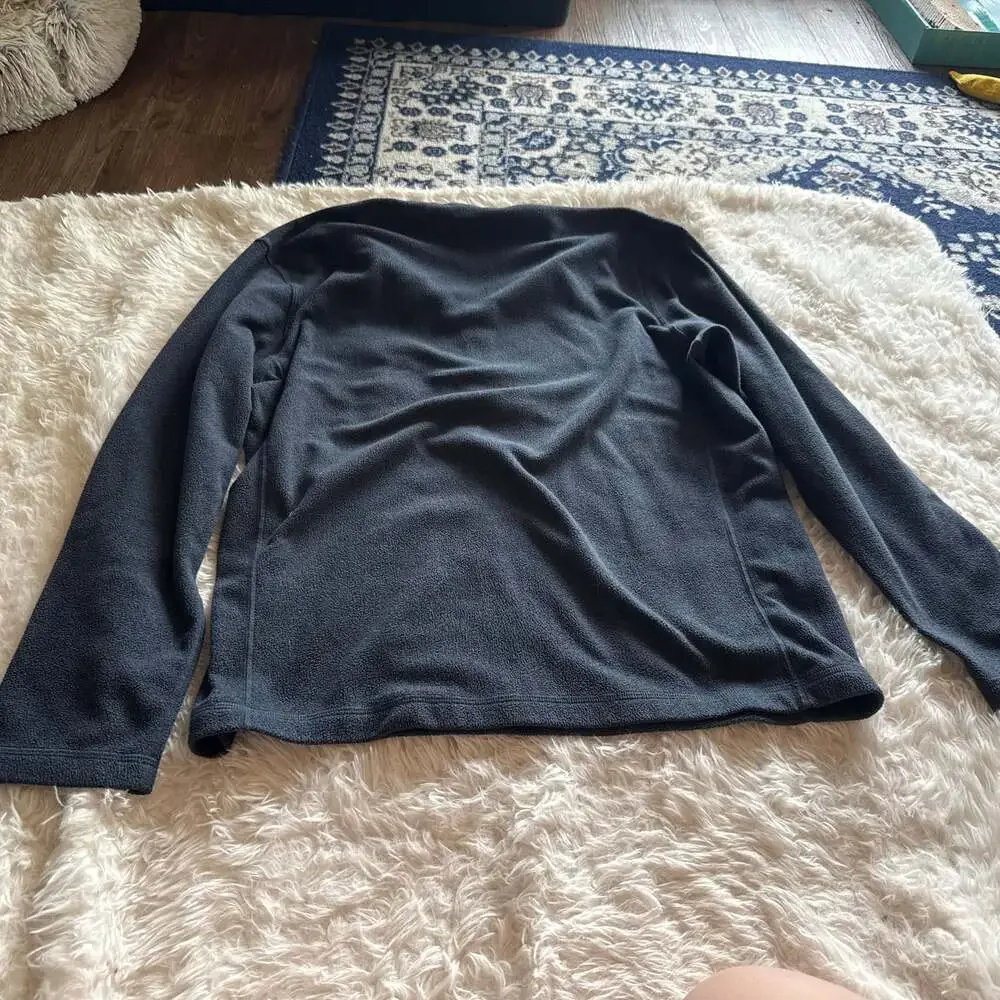 The North Face‎ Navy Blue 1/4 zip fleece Medium